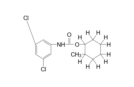 3,5-dichlorocarbanilic acid, 2-methylcyclohexyl ester