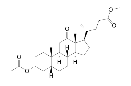 3alpha-HYDROXY-12-OXO-5beta-CHOLAN-24-OIC ACID, METHYL ESTER, ACETATE