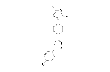 5-METHYL-3-[PARA-(5'-(4-BROMOPHENYL)-4',5'-DIHYDRO-DELTA(2)-ISOXAZOL-3'-YL)-PHENYL]-3H-2-OXO-DELTA(4)-1,3,4-OXADIAZOLE