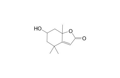 2(4H)-Benzofuranone, 5,6,7,7a-tetrahydro-6-hydroxy-4,4,7a-trimethyl-, (6S-cis)-