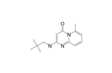 2-((2,2-DIMETHYLPROPYL)-AMINO)-6-METHYLPYRIDO-[1,2-A]-PYRIMIDIN-4-ONE