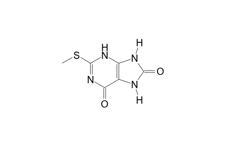 6,8-Dihydroxy-2-(methylthio)purine