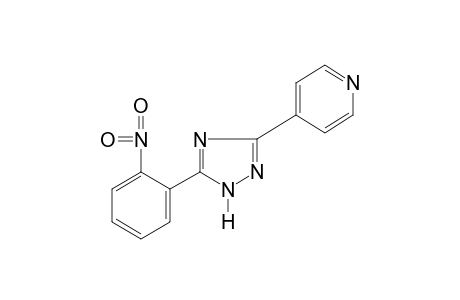 5-(o-nitrophenyl)-3-(4-pyridyl)-s-triazole