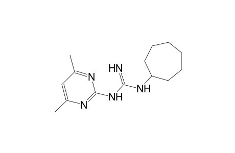 N-cycloheptyl-N'-(4,6-dimethyl-2-pyrimidinyl)guanidine