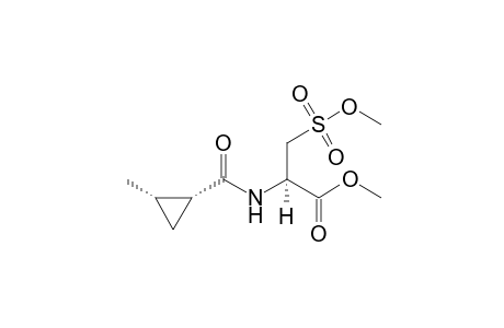 Methyl 2-[N-(2-Methylcyclopropyl)amido]-3-methylsulfonylpropanoate