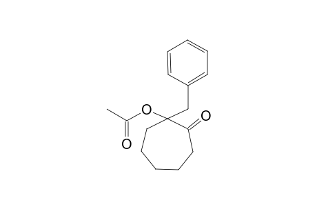 1-Acetoxy-1-benzyl-?-oxocycloheptane / isomer 1