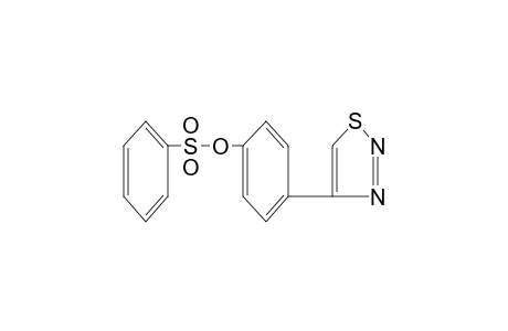 benzenesulfonic acid, p-(1,2,3-thiadiazol-4-yl)phenyl ester