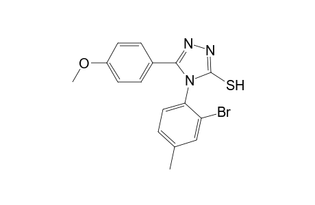 4-(2-Bromo-4-methyl-phenyl)-5-(4-methoxy-phenyl)-4H-[1,2,4]triazole-3-thiol