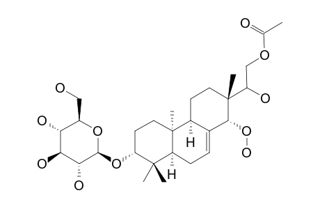 ENT-16-ACETOXY-3-ALPHA,15-DIHYDROXY-7-BETA-HYDROPEROXY-PIMAR-8-(14)-EN-3-ALPHA-O-BETA-GLUCOPYRANOSIDE