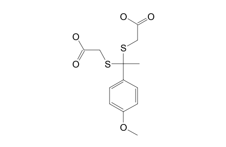 {[1-(p-methoxyphenyl)ethylidene]dithio}diacetic acid