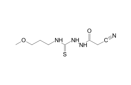 1-(cyanoacetyl)-4-(3-methoxypropyl)-3-thiosemicarbazide