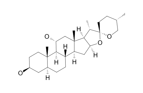 (25R)-3-BETA,11-ALPHA-DIHYDROXY-5-ALPHA-SPIROSTANE