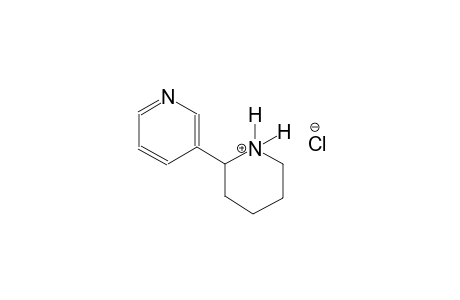 piperidinium, 2-(3-pyridinyl)-, chloride, (2S)-