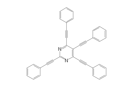 2,4,5,6-Tetrakis(phenylethynyl)pyrimidine