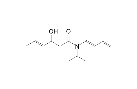 N-(3'-Hydroxy-4'-hexenoyl)-N-isopropyl-1-amino-1,3-butadiene