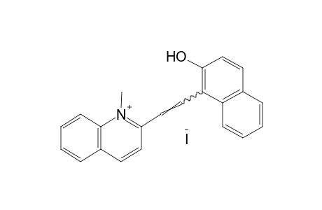 2-[2-(2-HYDROXY-1-NAPHTHYL)VINYL]-1-METHYLQUINOLINIUM IODIDE