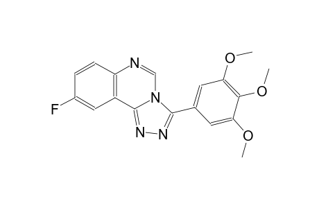 [1,2,4]triazolo[4,3-c]quinazoline, 9-fluoro-3-(3,4,5-trimethoxyphenyl)-