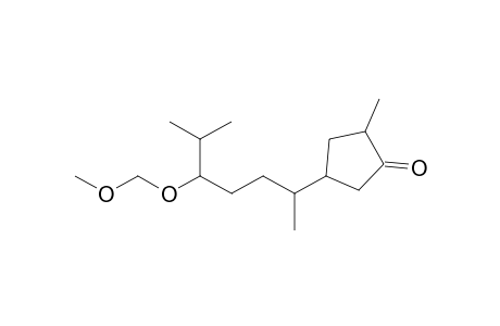 4-[4'-(Methoxymethoxy)-1',5'-dimethylhexyl]-2-methylcyclopentanone