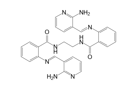 N,N'-bis{2-[(2'-Aminopyridin-3'-yl)methylene]aminobenzoyl}-1,2-diaminoethane