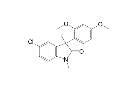 5-Chloro-3-(2,4-dimethoxyphenyl)-1,3-dimethylindolin-2-one