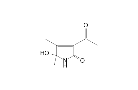 3-ACETYL-4,5-DIMETHYL-5-HYDROXY-3-PYRROLIN-2-ONE