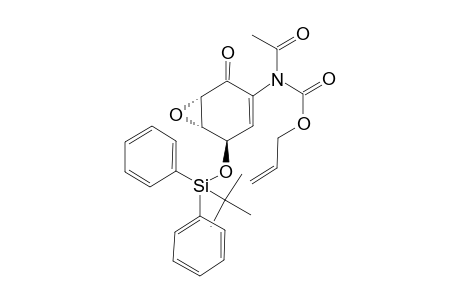 Allyl N-acetyl-N-[(1R,2R,6S)-2-[tert-butyl(diphenyl)silyl]oxy-5-oxo-7-oxabicyclo[4.1.0]hept-3-en-4-yl]carbamate