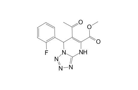 6-Acetyl-7-(2-fluorophenyl)-1,7-dihydrotetrazolo[1,5-a]pyrimidine-5-carboxylic acid methyl ester