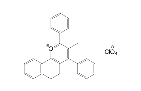 5,6-dihydro-2,4-diphenyl-3-methylnaphtho[1,2-b]pyrylium perchlorate