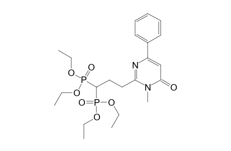 2-[3,3-bis(diethoxyphosphoryl)propyl]-3-methyl-6-phenylpyrimidin-4-one