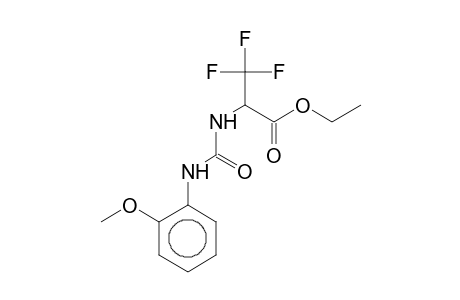 Ethyl 3,3,3-trifluoro-2-[3-(2-methoxyphenyl)ureido]propionate