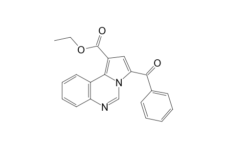 3-benzoylpyrrolo[1,2-c]quinazoline-1-carboxylic acid, ethyl ester