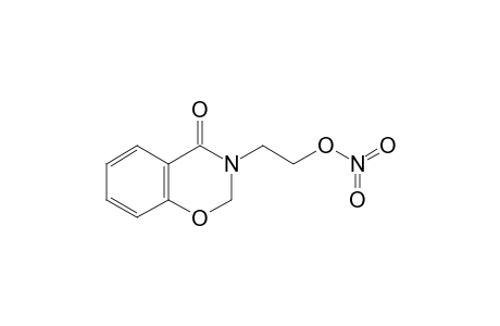 nitric acid 2-(4-keto-2H-1,3-benzoxazin-3-yl)ethyl ester