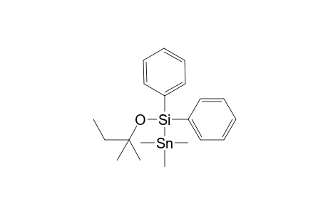 [(2-Methylbutan-2-yloxy)diphenylsily]trimethylstannane