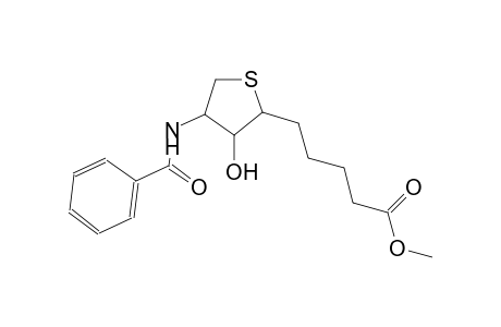 methyl 5-[(2R,3S,4S)-4-(benzoylamino)-3-hydroxytetrahydro-2-thienyl]pentanoate