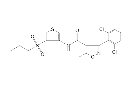 3-(2,6-dichlorophenyl)-5-methyl-N-[4-(propylsulfonyl)-3-thienyl]-4-isoxazolecarboxamide