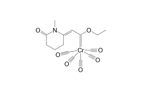 Pentacarbonyl[(2E)-1-ethoxy-2-(1-methyl-6-oxo-2-piperidinylidene)ethylidene]chromium