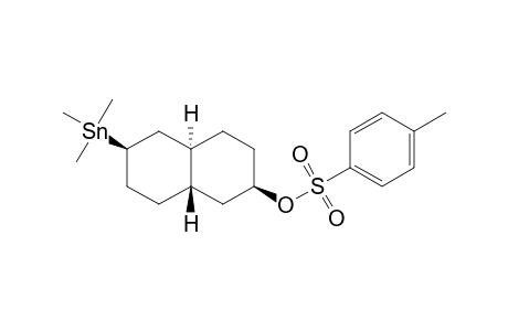 TRANS,TRANS,CIS-6-(TRIMETHYLSTANNYL)-2-DECALYL-TOSYLATE