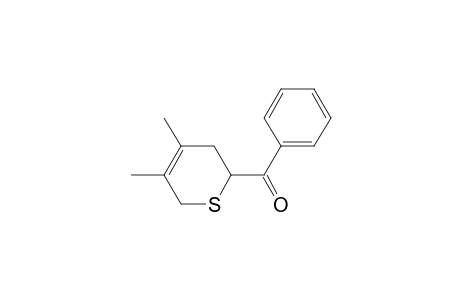 (4,5-dimethyl-3,6-dihydro-2H-thiopyran-2-yl)-phenylmethanone