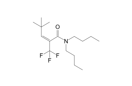 N,N-Dibutyl-(E)-4,4-dimethyl-2-(trifluoromethyl)-2-pentenamide