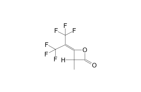 3-METHYL-4-HEXAFLUOROISOPROPYLIDENE-2-OXETANONE