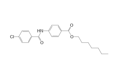 Heptyl 4-[(4-chlorobenzoyl)amino]benzoate