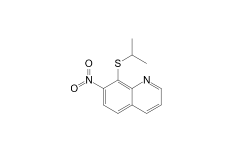 7-nitro-8-(propan-2-ylthio)quinoline