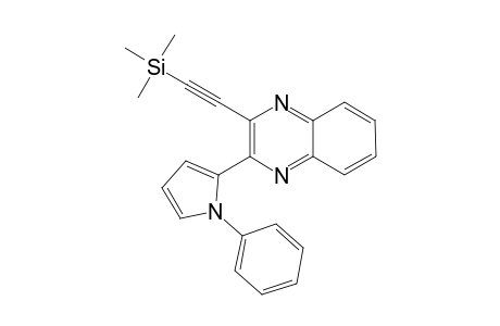 2-(1-Phenyl-1H-pyrrol-3-yl)-3-[(trimethylsilyl)ethynyl]quinoxaline