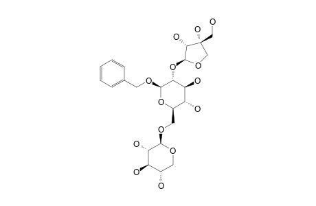 BENZYLALCOHOL-O-(2'-O-BETA-APIOFURANOSYL-6'-O-BETA-D-XYLOPYRANOSYL)-BETA-GLUCOPYRANOSIDE