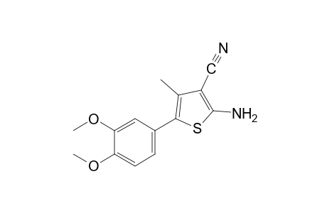 2-amino-5-(3,4-dimethoxyphenyl)-4-methyl-3-thiophenecarbonitrile