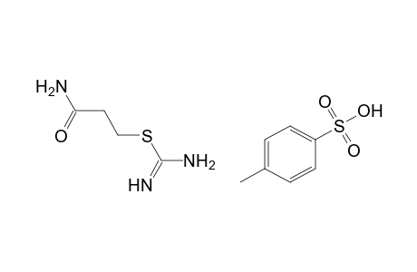 3-(AMIDINOTHIO)PROPIONAMIDE, p-TOLUENESULFONATE