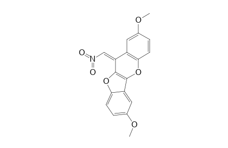 (Z)-2,7-DIMETHOXY-11-NITROMETHYLENE-11-(1H)-BENZOFURO-[3,2-B]-[1]-BENZOPYRAN