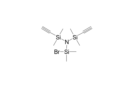 BIS-(ETHYNYLDIMETHYLSILYL)-(DIMETHYLBrOMOSILYL)-AMINE