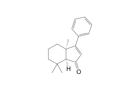 (3aRS,7aSR)-3a,7,7-trimethyl-3-phenyl-3a,4,5,6,7,7a-hexahydro-1H-inden-1-one