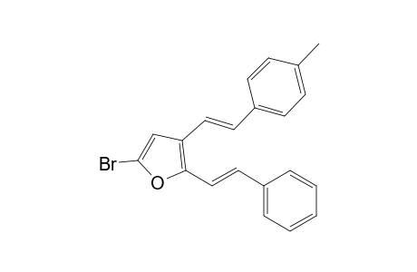 trans,trans-5-Bromo-3-[2-(4-methylphenyl)ethenyl]-2-(2-phenylethenyl)furan